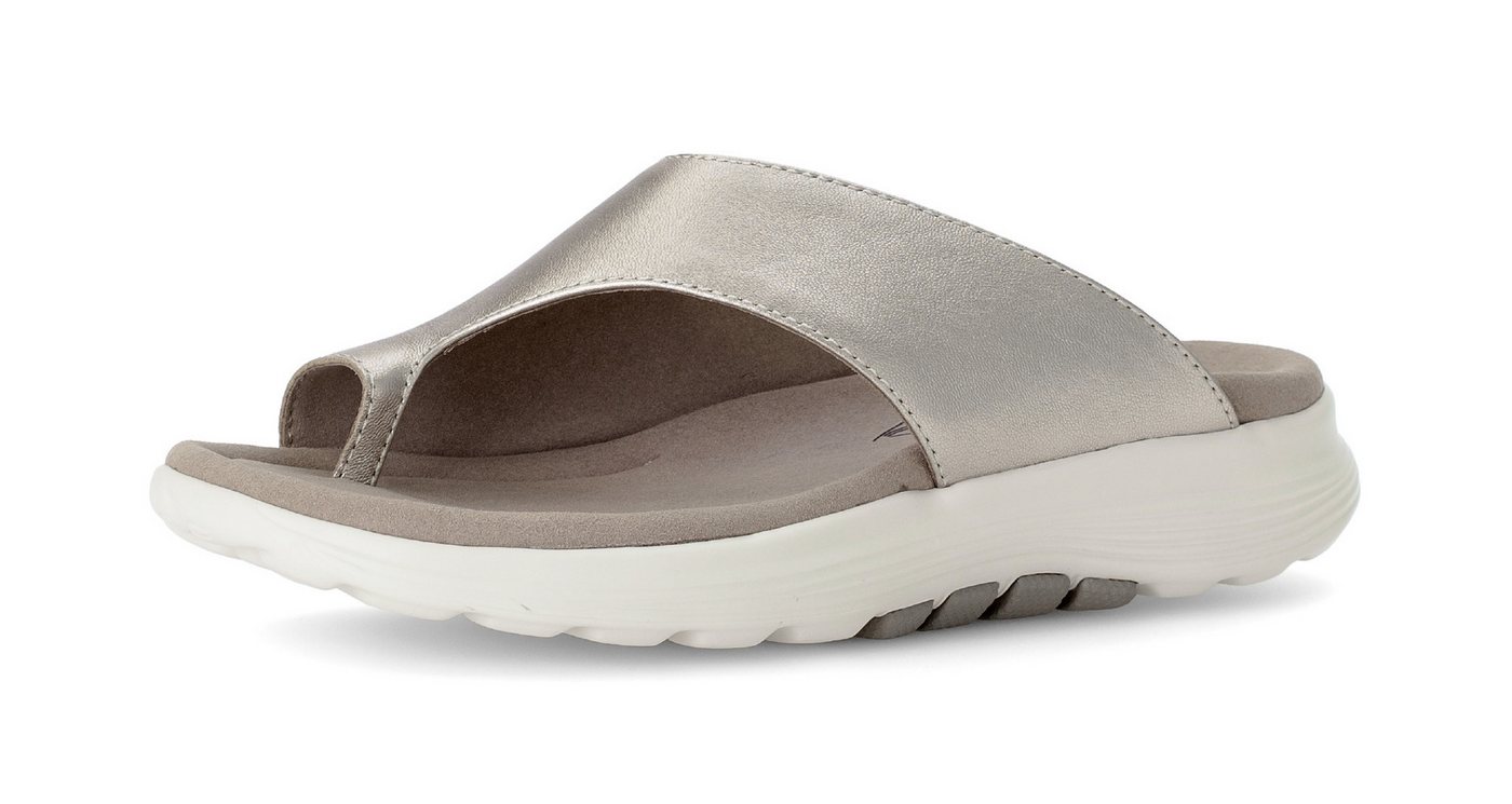 rollingsoft Dianette Zehentrenner, Sommerschuh mit weichem Zehensteg, G-Weite