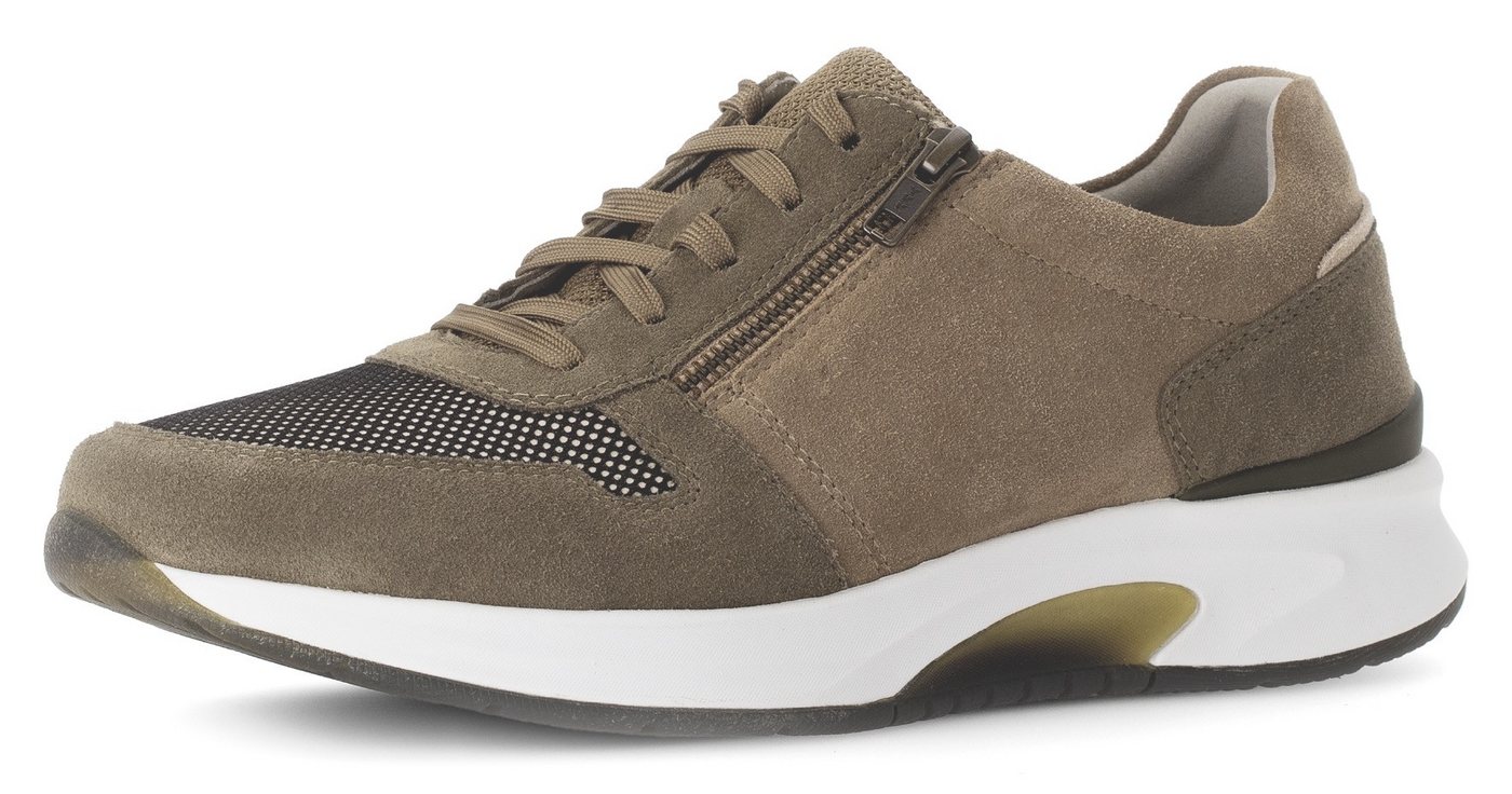 rollingsoft Keilsneaker, Freizeitschuh, Halbschuh, Schnürer mit Außenreißverschluss, G-Weite