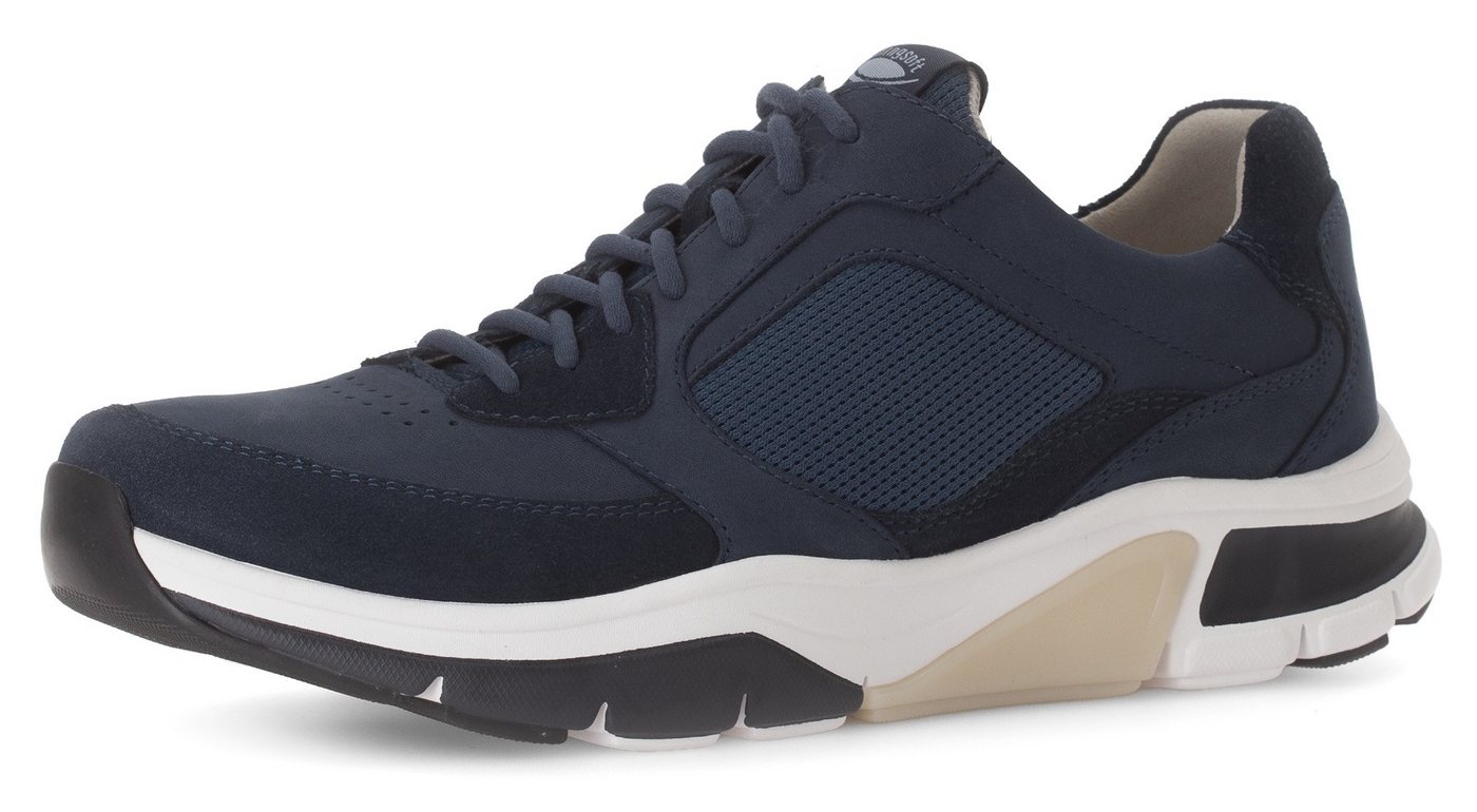 rollingsoft Keilsneaker, Freizeitschuh, Halbschuh, Schnürschuh mit Logo an der Ferse, G-Weite