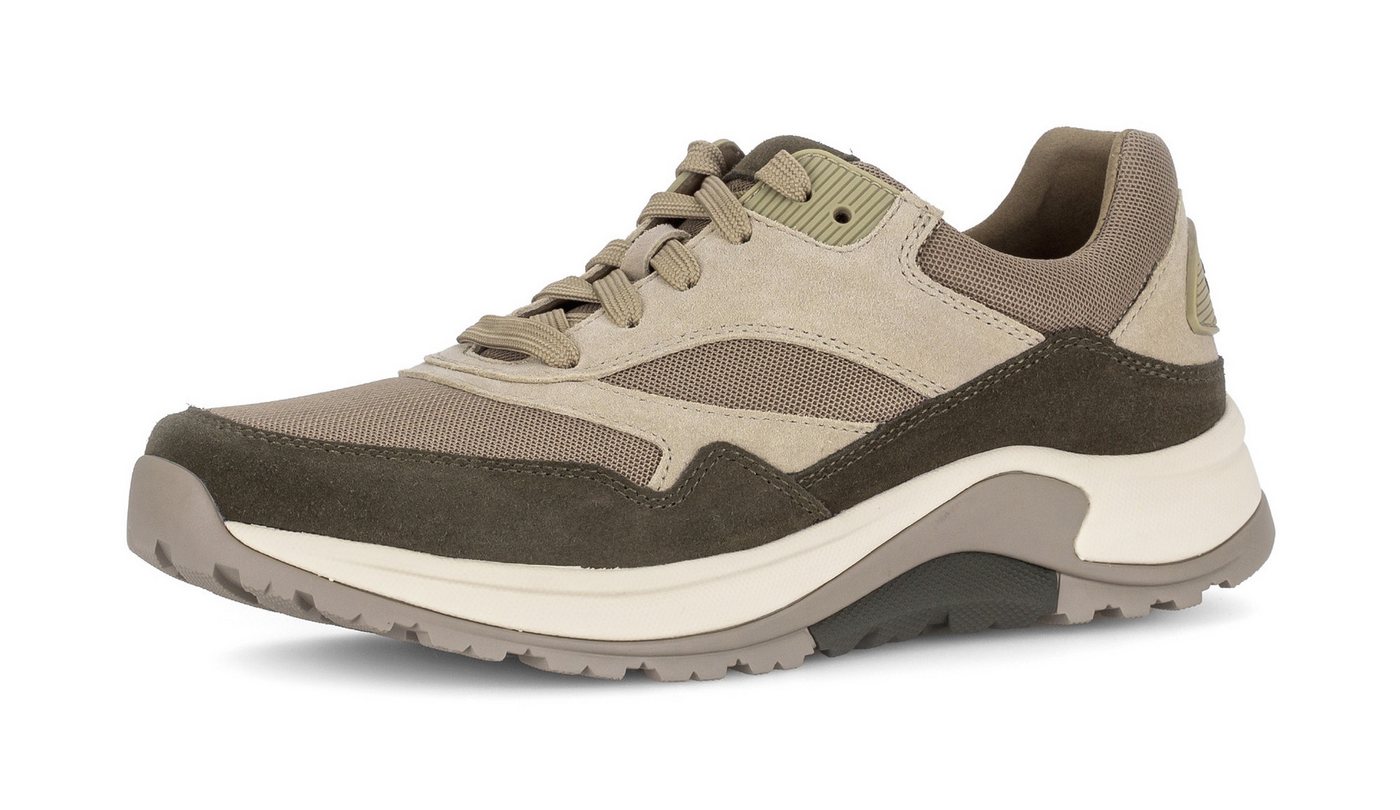 rollingsoft Keilsneaker, Freizeitschuh, Halbschuh, Schnürschuh mit Wechselfußbett, Weite G