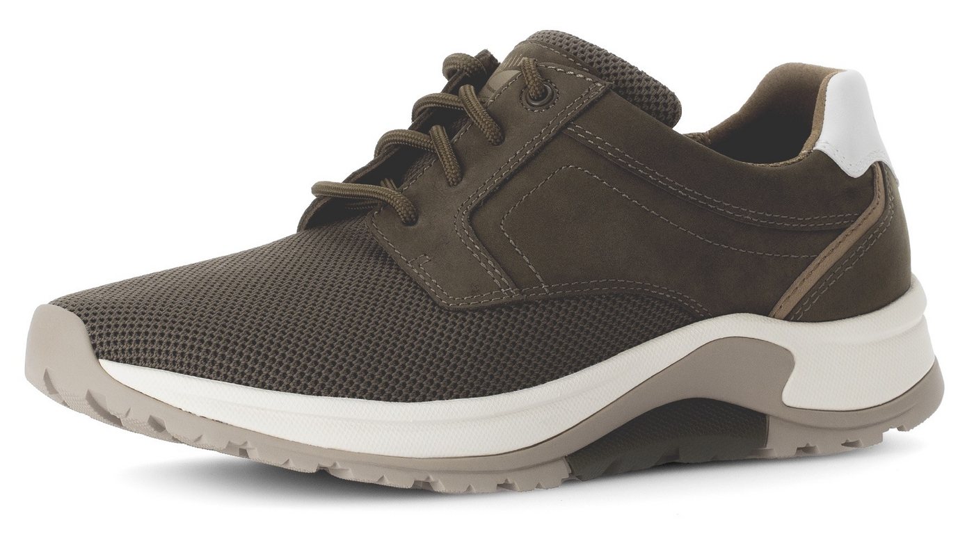 rollingsoft Keilsneaker, Freizeitschuh, Halbschuh, Schnürschuh mit Ziernähten, G-Weite
