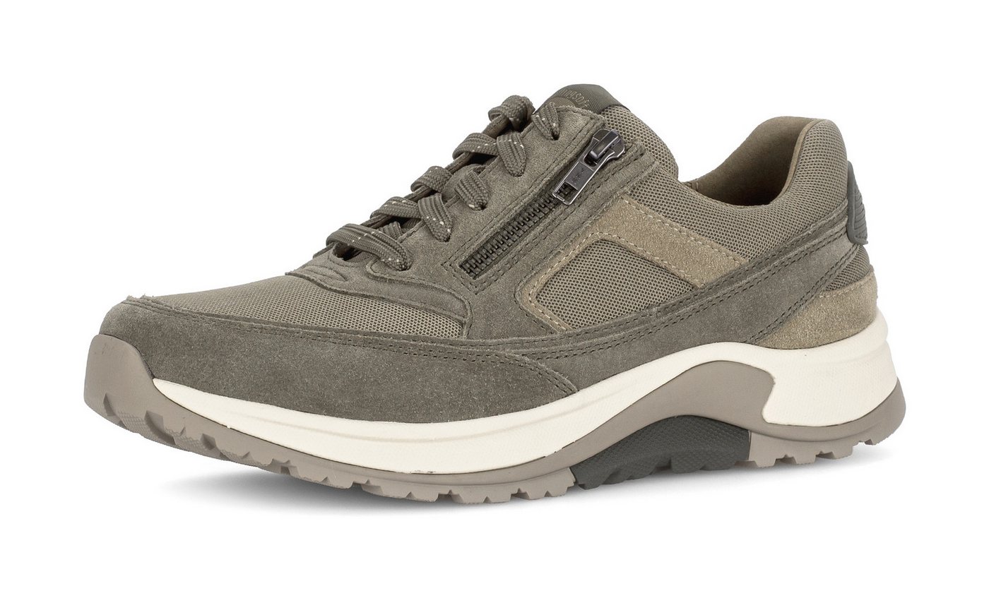 rollingsoft Keilsneaker, Schnürschuh, Halbschuh, Freizeitschuh, Außenreißverschluss, G-Weite (fango kominiert)