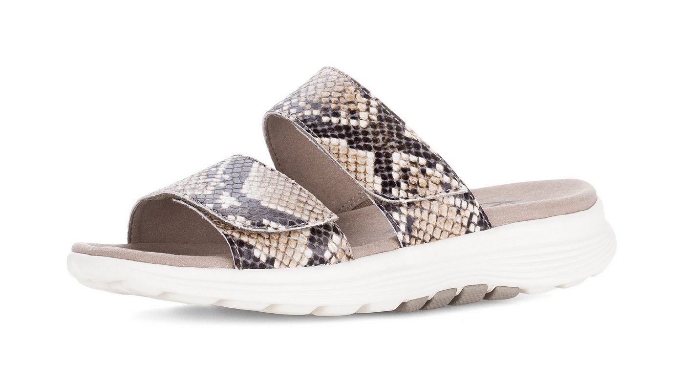 rollingsoft Pantolette Keilabsatz, Schlupfschuh, Sommerschuh in Komfortweite G (weit)