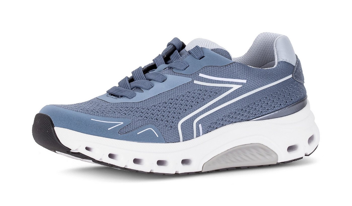 rollingsoft Plateausneaker, Freizeitschuh, Halbschuh, Schnürer mit Reflektor-Besätzen, G-Weite