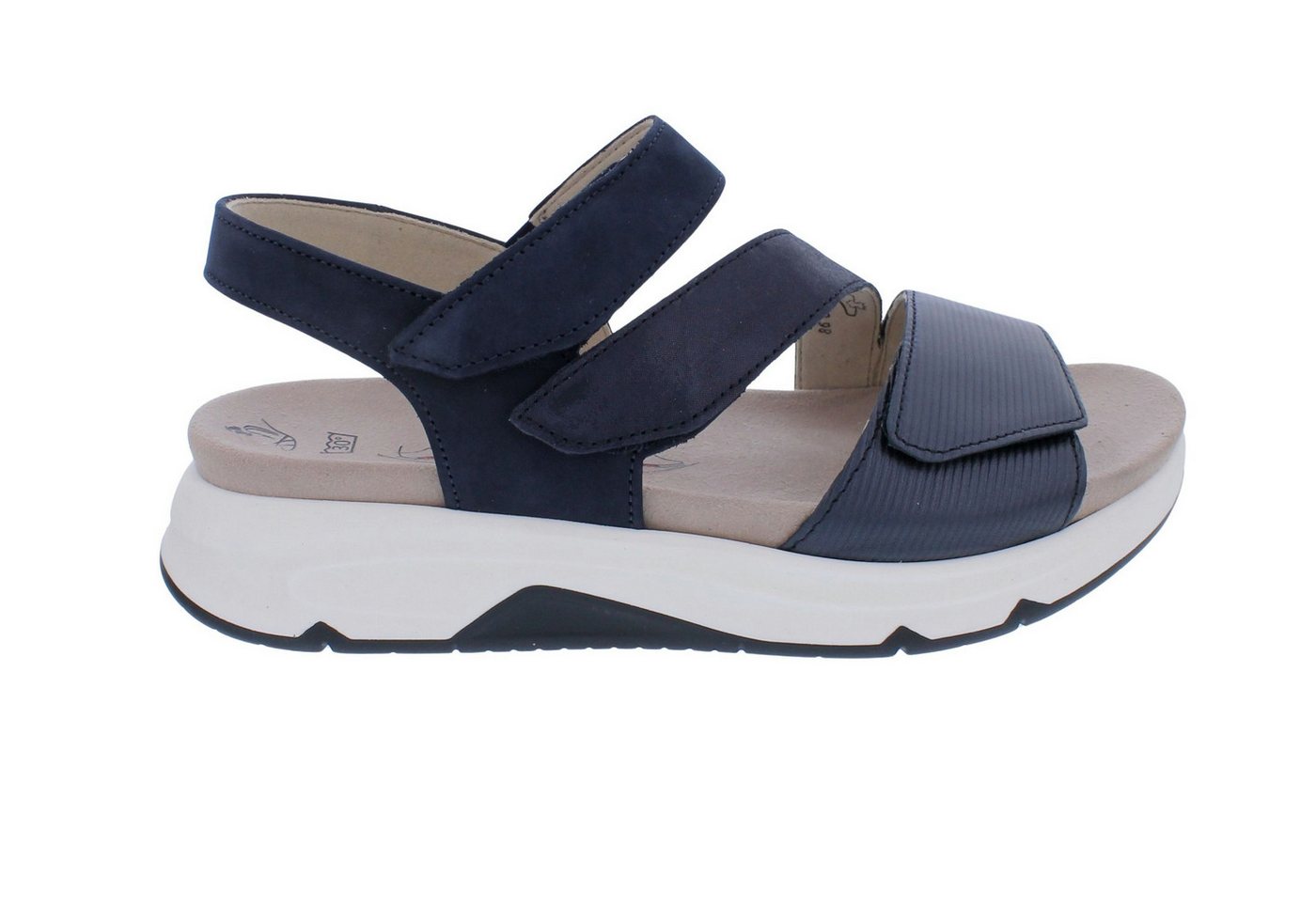 rollingsoft Sandale mit Fußbett zum Wechseln 86.882.66, Blau - Marine, Sandale