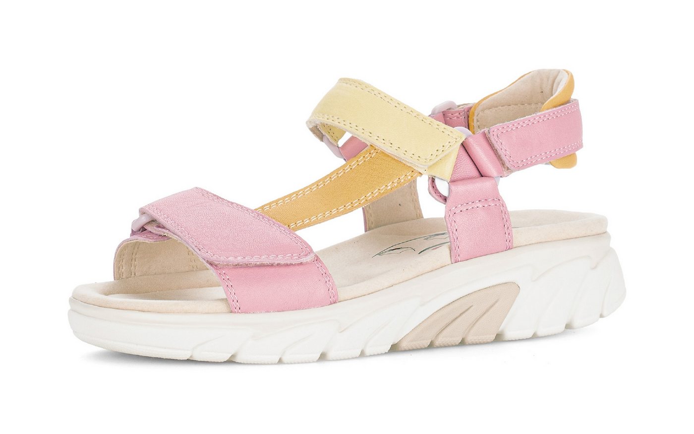 rollingsoft Sandalette Keilabsatz, Riemchensandale im Trekking-Look, G-Weite (weit)