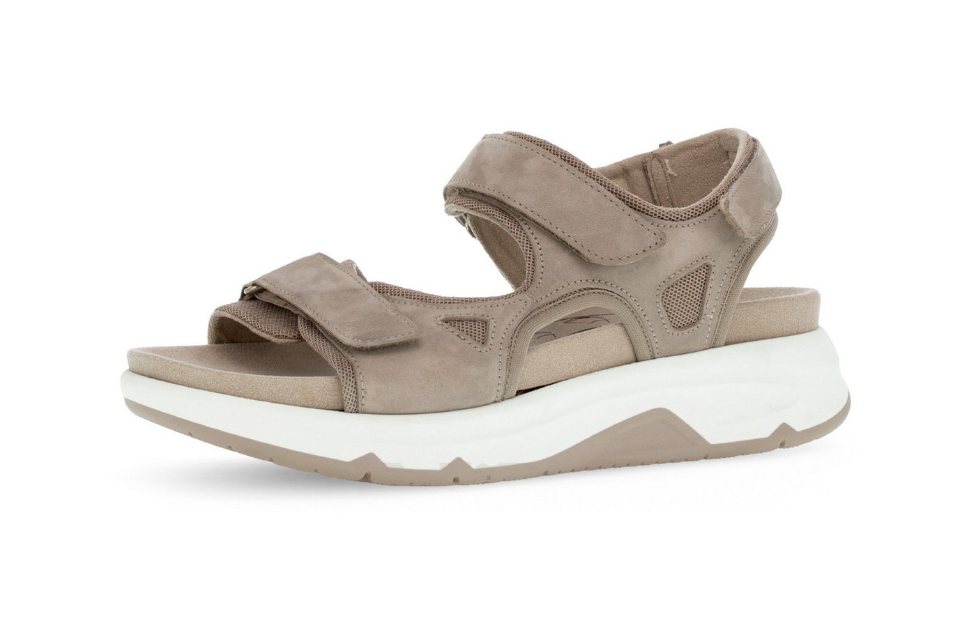 rollingsoft Sandalette Keilabsatz, Riemchensandale mit typischer Laufsohle, G-Weite (weit)