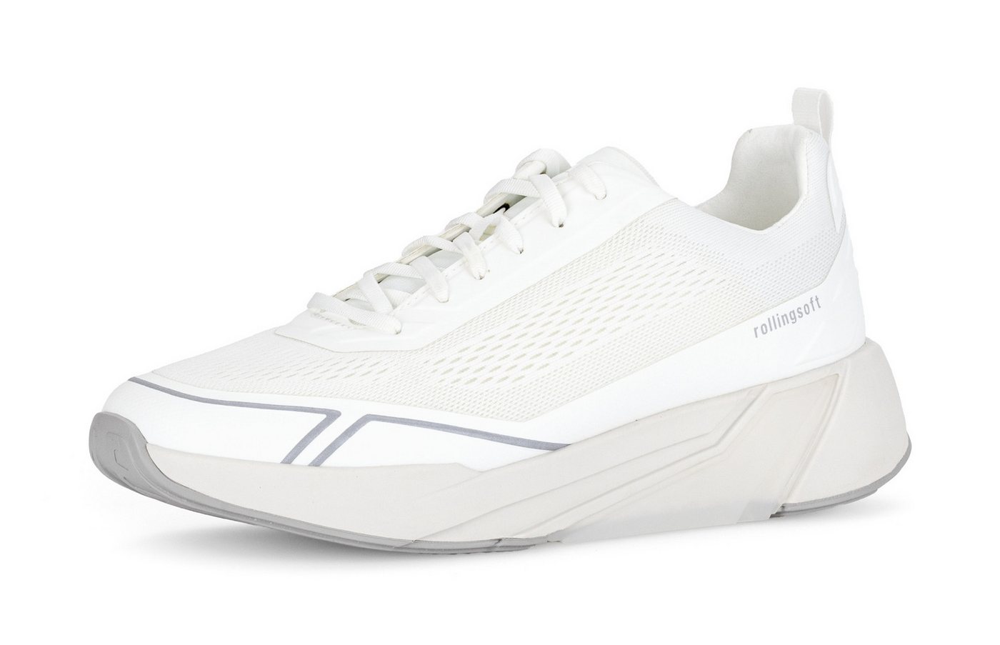 rollingsoft Sneaker, Freizeitschuh, Halbschuh, Schnürer mit Details in der Sohle, G-Weite