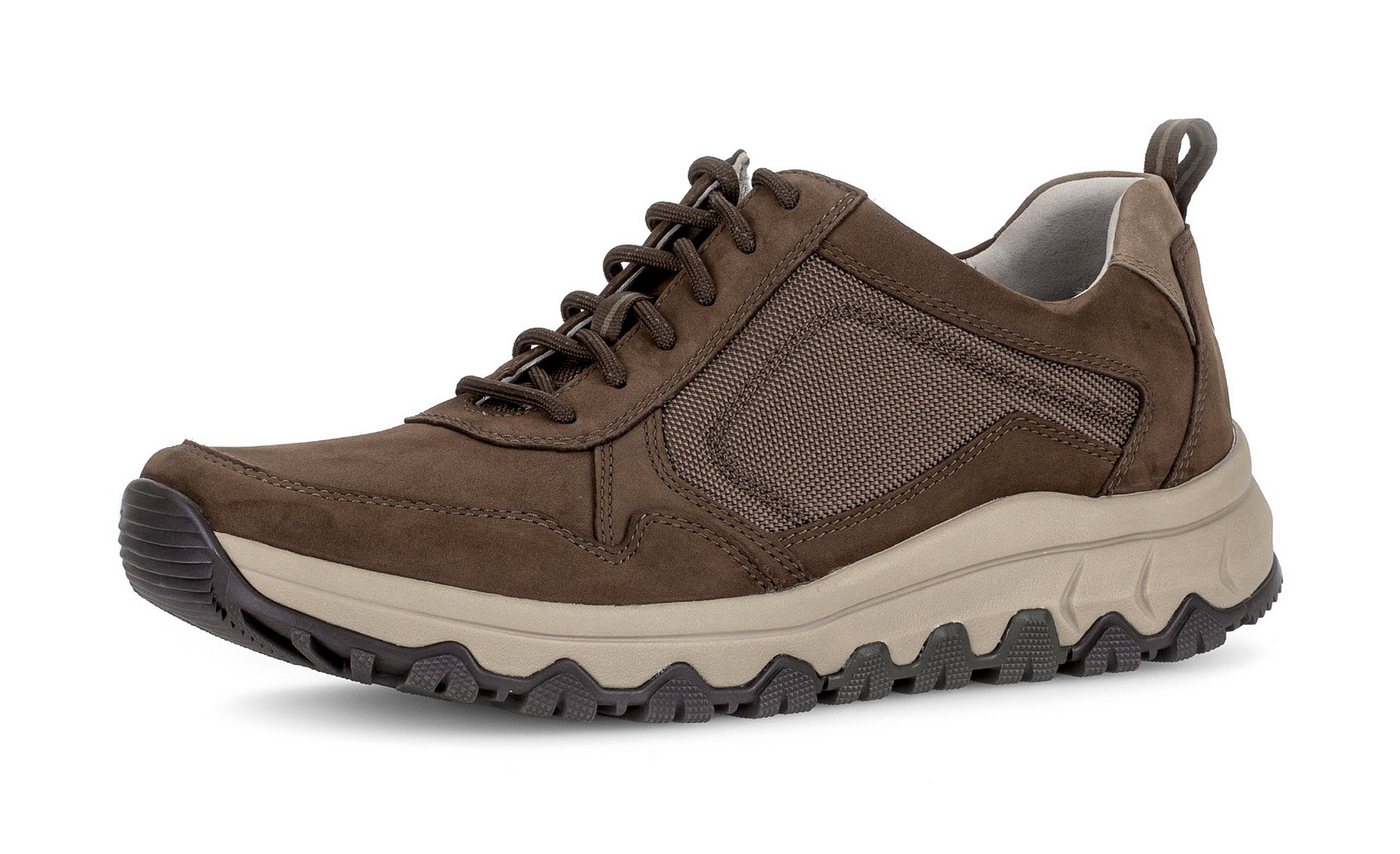 rollingsoft Sneaker, Freizeitschuh, Halbschuh, Schnürschuh mit Anziehlasche, Weite G