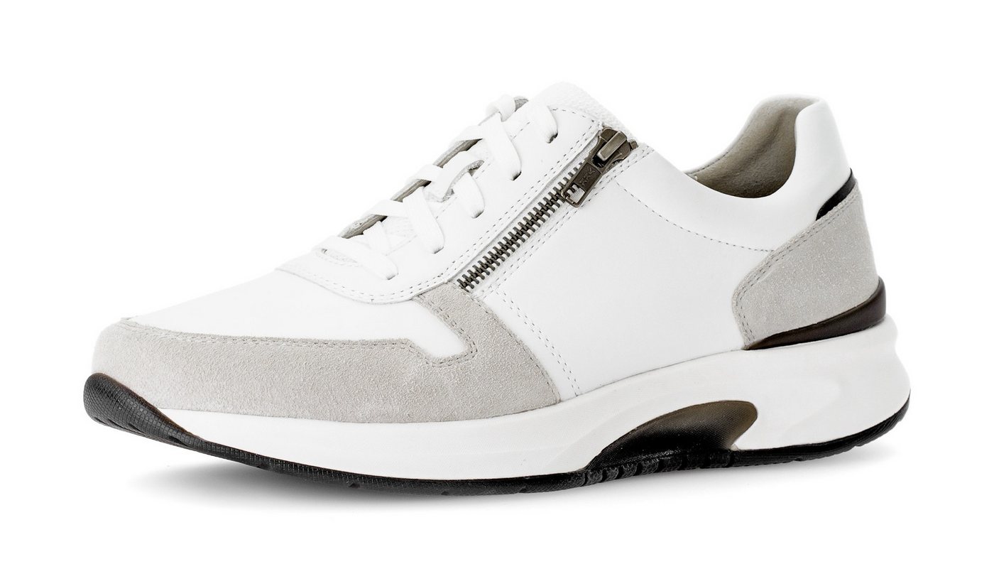 rollingsoft Sneaker, Komfortschuh, Schnürschuh, Halbschuh im Materialmix, G-Weite