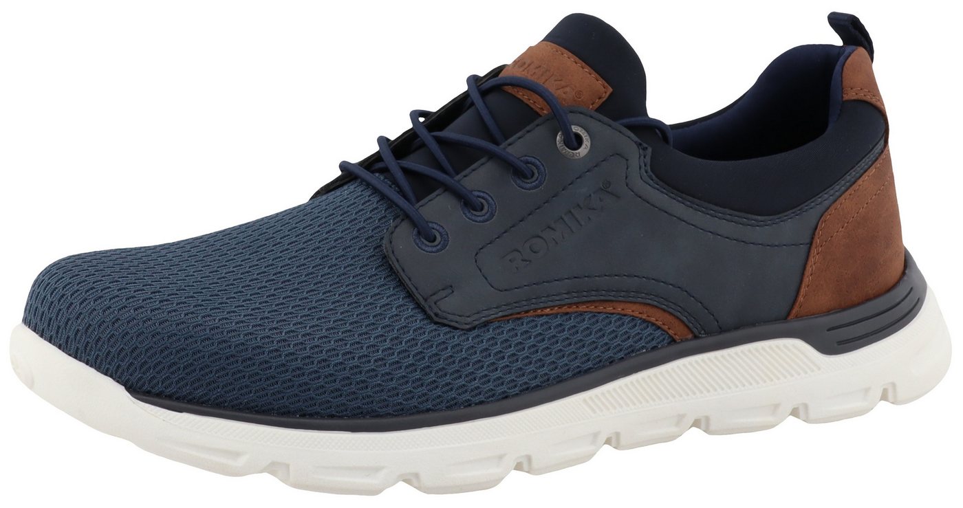 ROMIKA Sneaker, Freizeitschuh, Halbschuh, Schnürschuh im modischen Materialmix