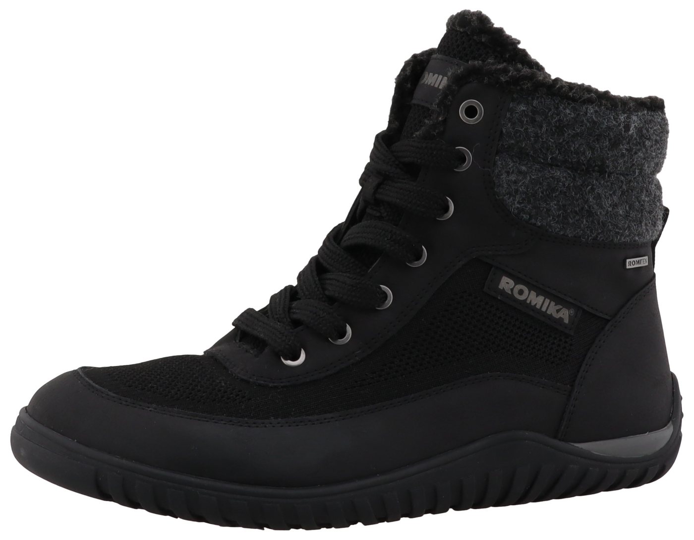 ROMIKA Winterboots, Keilabsatz, Schürboots, Outdoorschuh mit Filzkragen