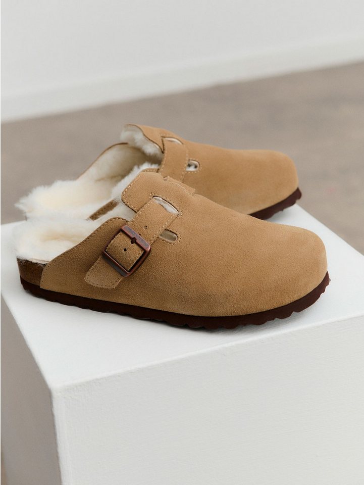 Rosemunde Evelyn Leather Sandals Hausschuh wärmend, mit Memory-Foam, weiches Fußbett