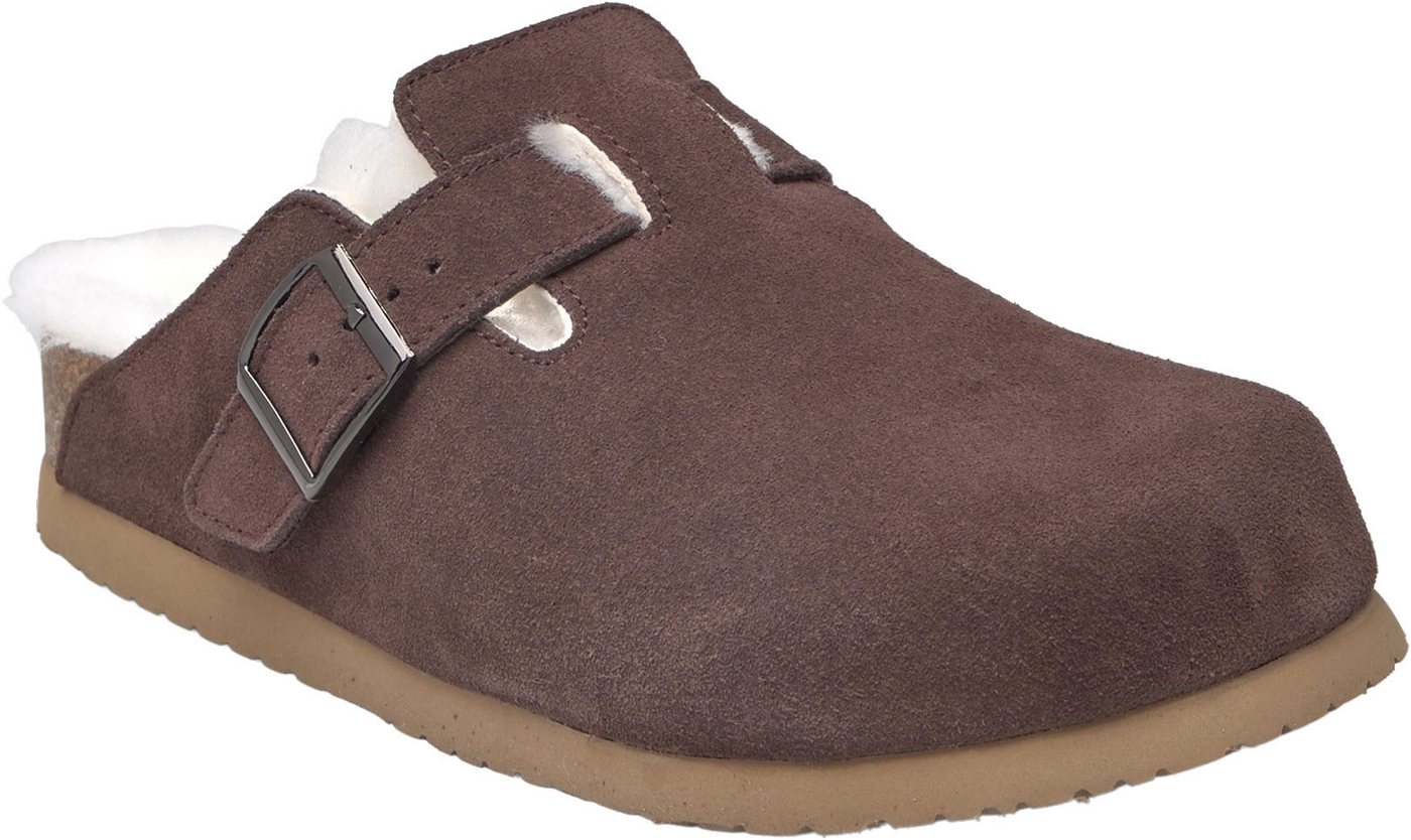 Rosemunde Evelyn Leather Sandals Hausschuh wärmend, mit Memory-Foam, weiches Fußbett