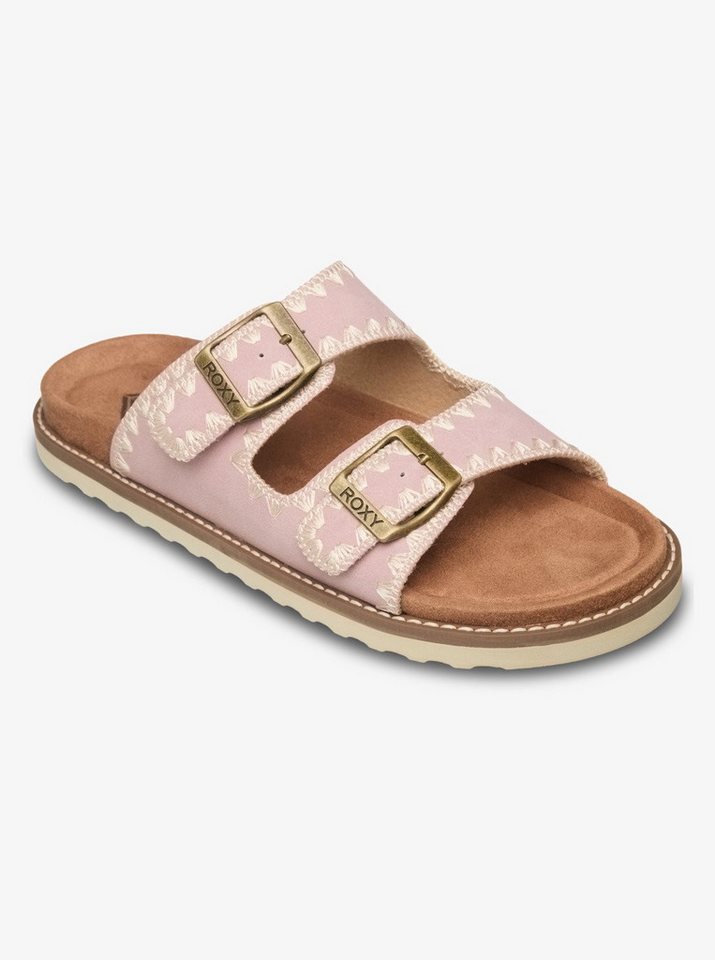 Roxy HYNDIRA Pantolette Sandale, Schlappen, Sommerschuh (FADED ROSE)