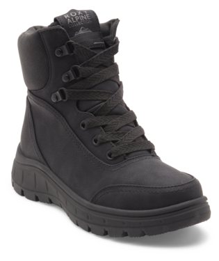 Roxy KARMEL Schnürboots Winterstiefel, Schnürstiefel, Winterschuhe, gefüttert (grau)