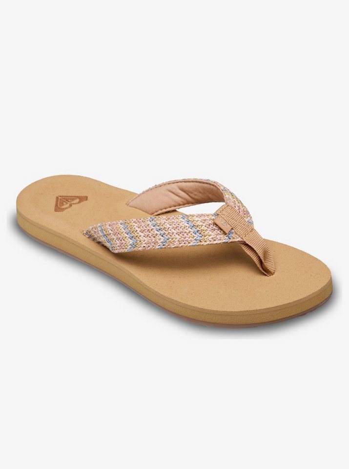 Roxy PORTO RAFFIA Zehentrenner (blau/braun/weiß)