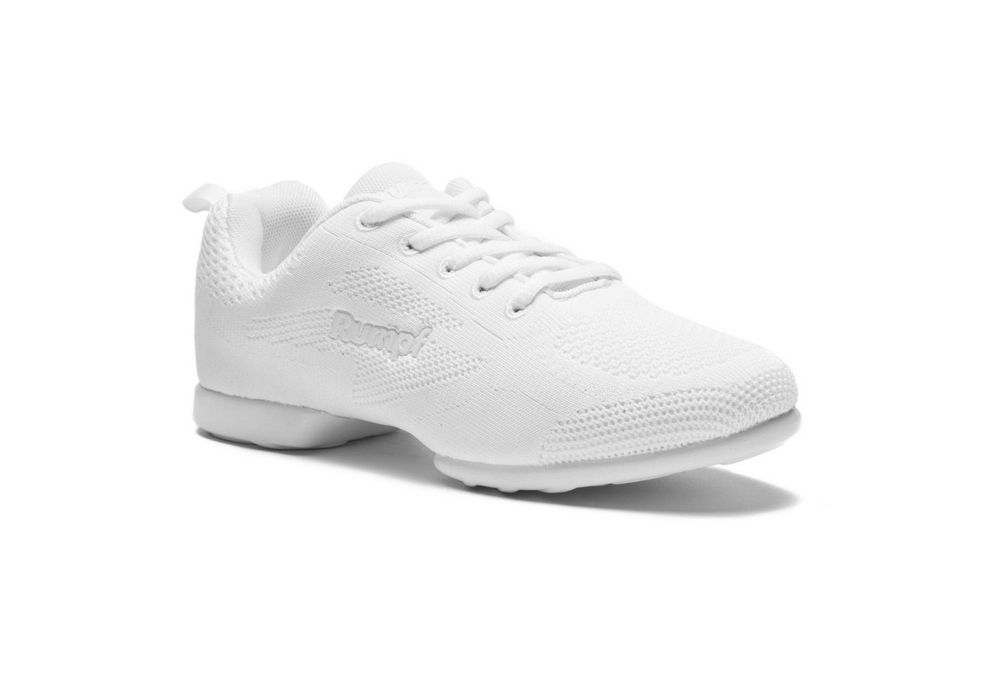 Rumpf Zuma Tanzsneaker geteilte PU-Sohle 1567 Tanzschuh (weiß)