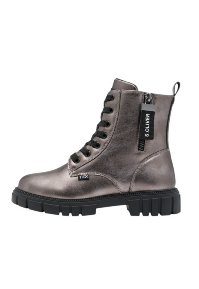 s.Oliver 5-45292-45 Tex Membrane mit Soft Foam pewter braun Mädchen Winterstiefel
