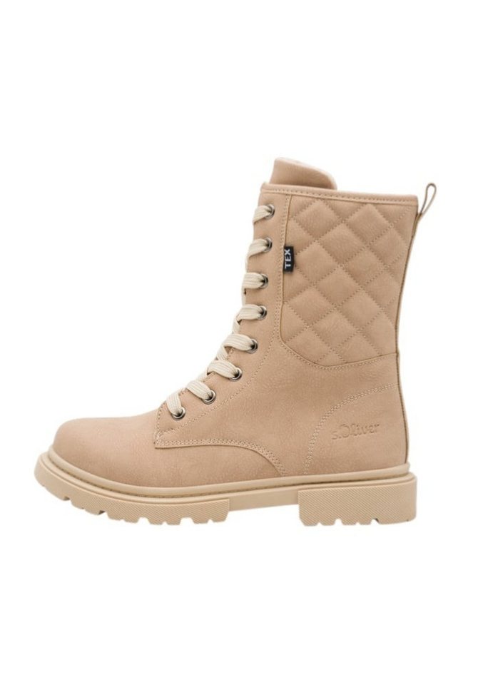 s.Oliver 5-46223-43-355 - mit Innenfutter - sandbraun Mädchen Winterstiefel