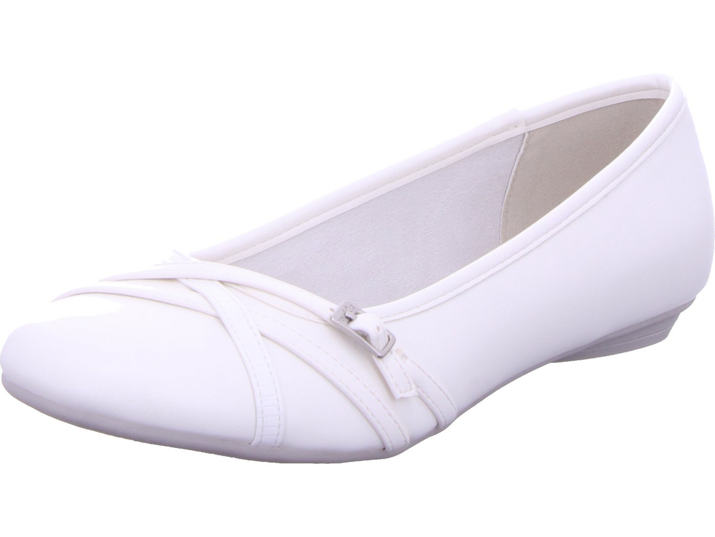 s.Oliver Ballerina 100% vegan (weiß)