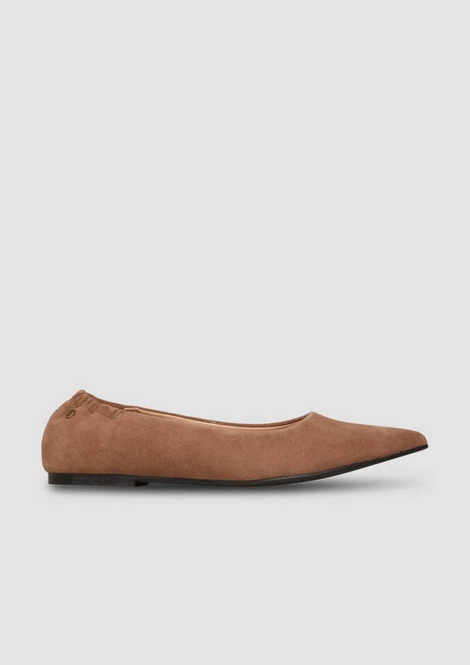s.Oliver Ballerinas Ballerina Ballerinas aus Veloursleder