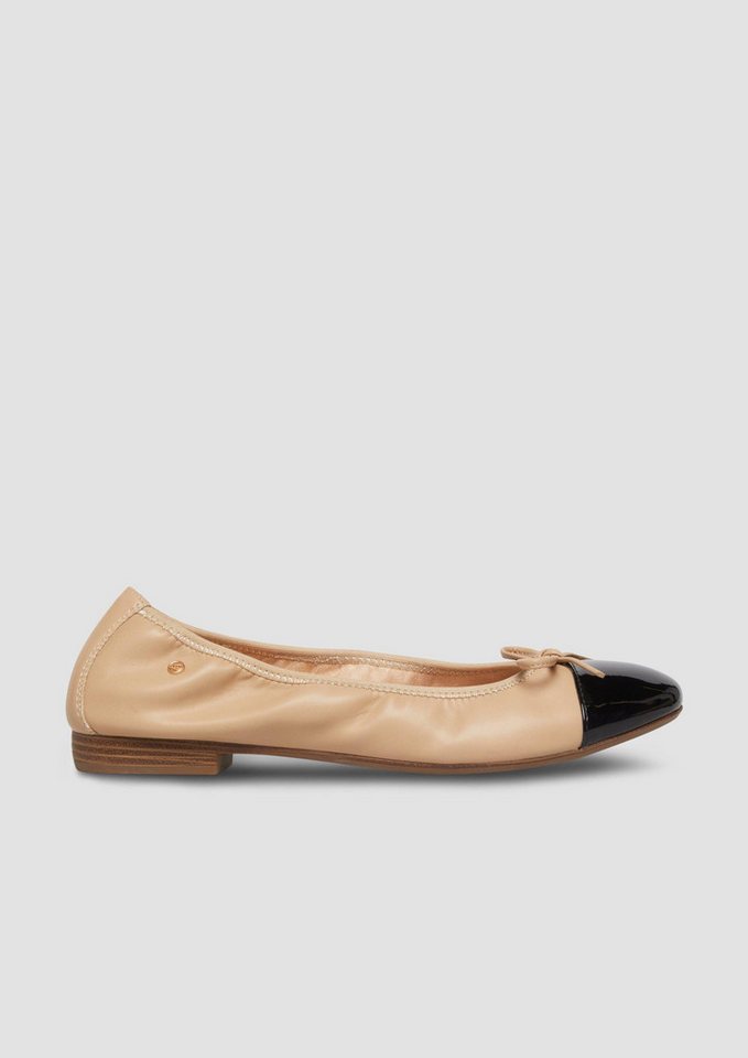 s.Oliver Ballerinas Ballerina Kunstleder-Ballerinas mit Schleife