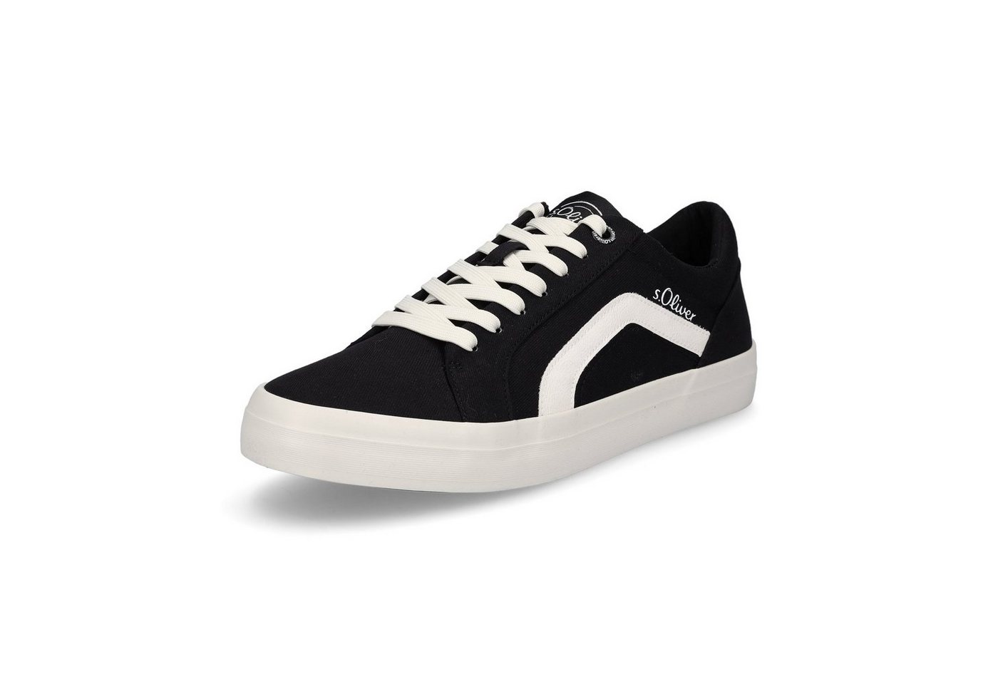 s.Oliver Herren Sneaker schwarz weiß Sneaker