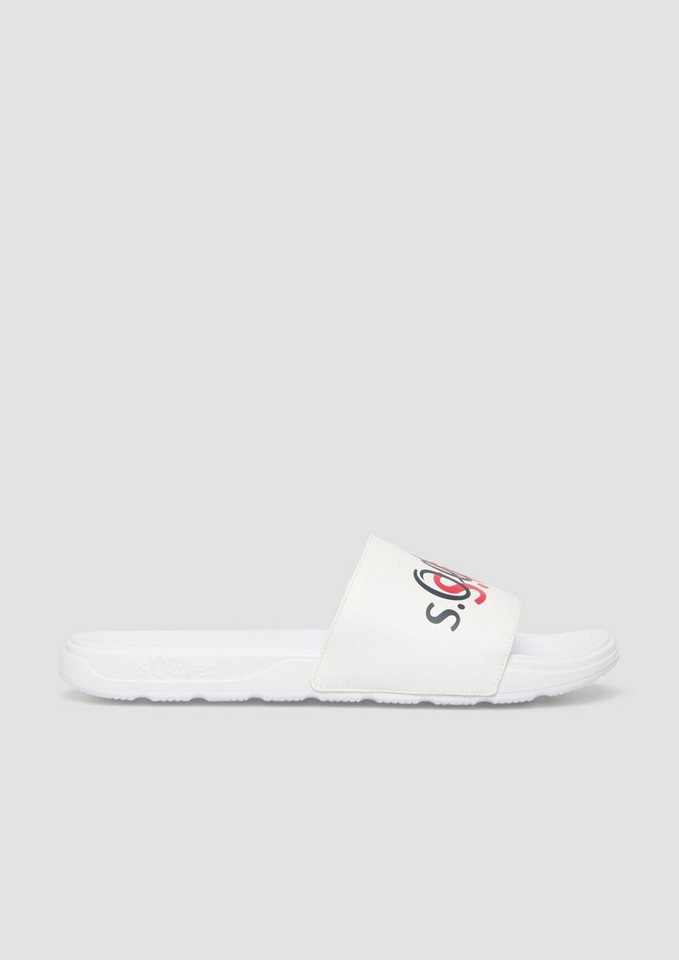 s.Oliver Pantoletten Schnürschuh Pantoletten mit Logo