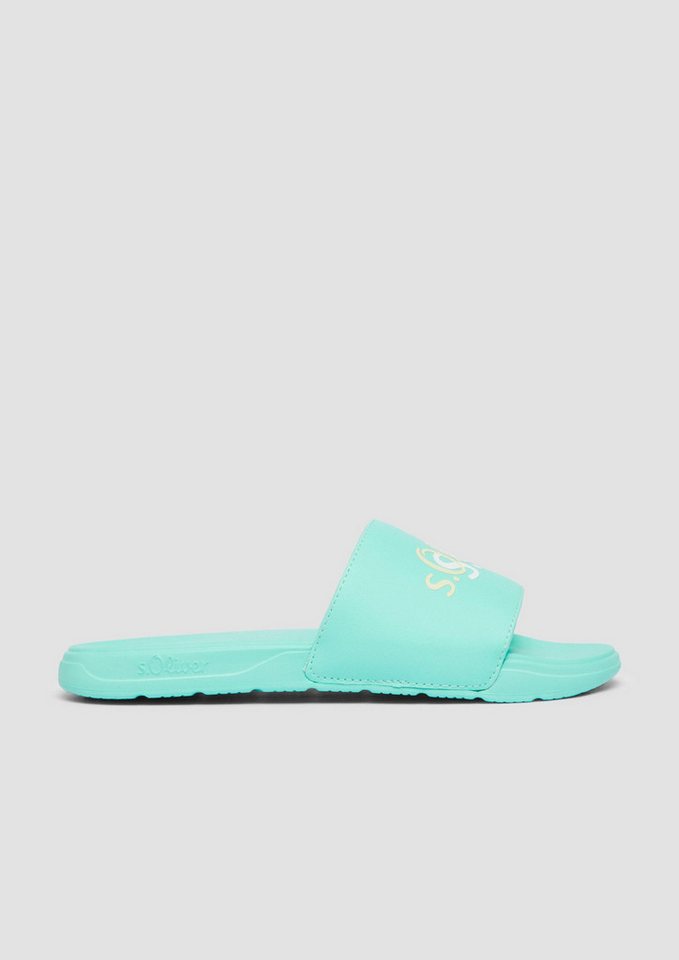 s.Oliver Pantoletten Slipper Pantoletten mit Logo