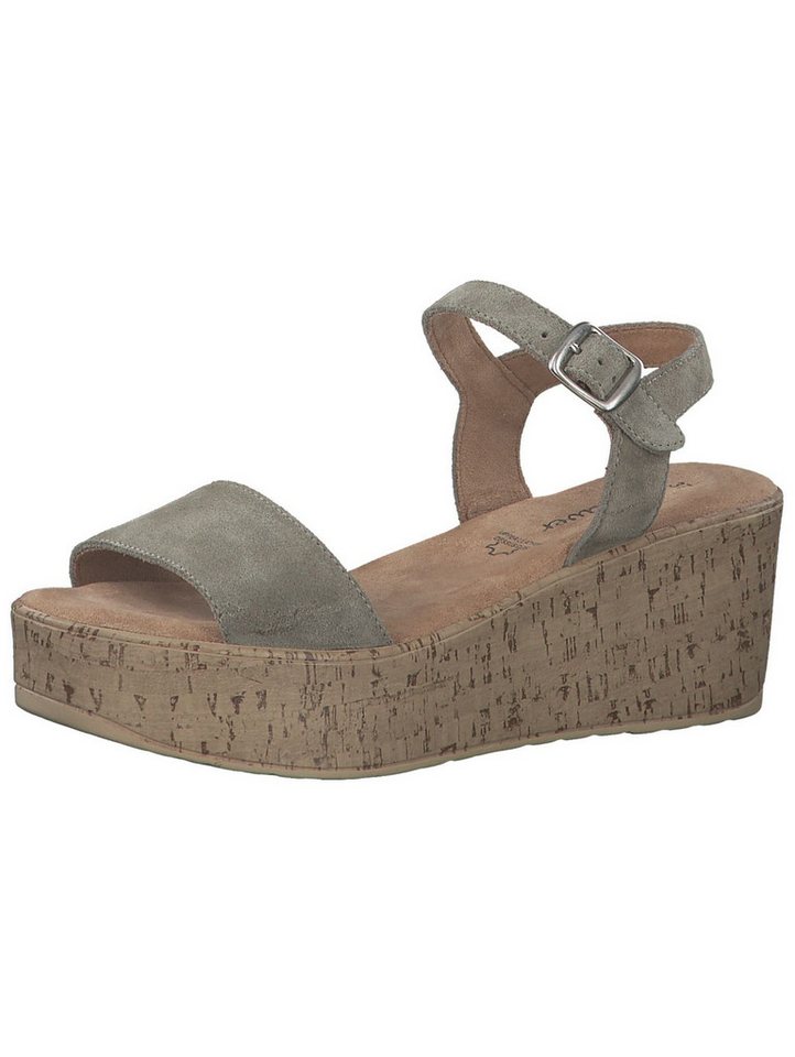 s.Oliver Sandalen Leder . Keilsandalette