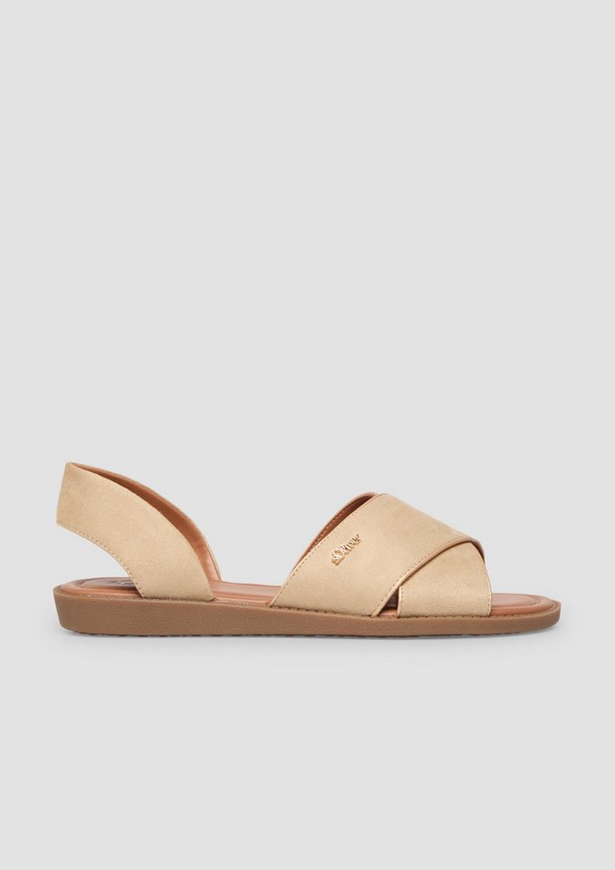 s.Oliver Sandalen Sandale Cleane Sandalen in Leder-Optik
