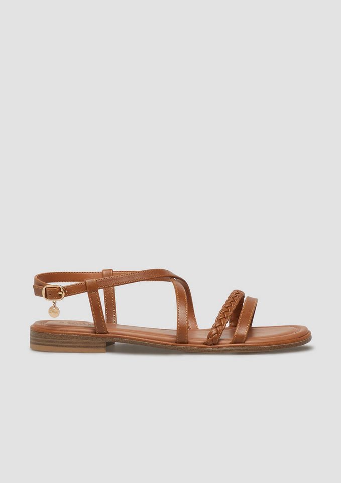 s.Oliver Sandalen Sandale Sandalen in Leder-Optik