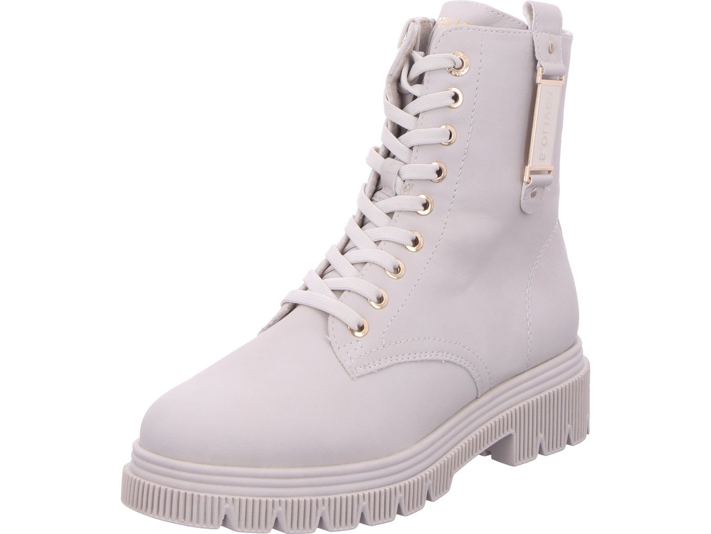 s.Oliver Schnürboots 100% vegan (beige)