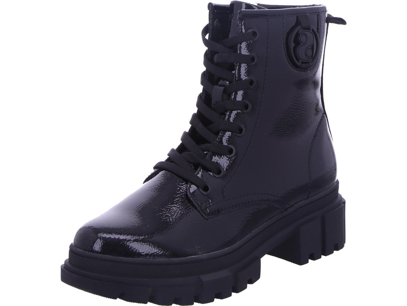 s.Oliver Schnürboots 100% vegan (schwarz)