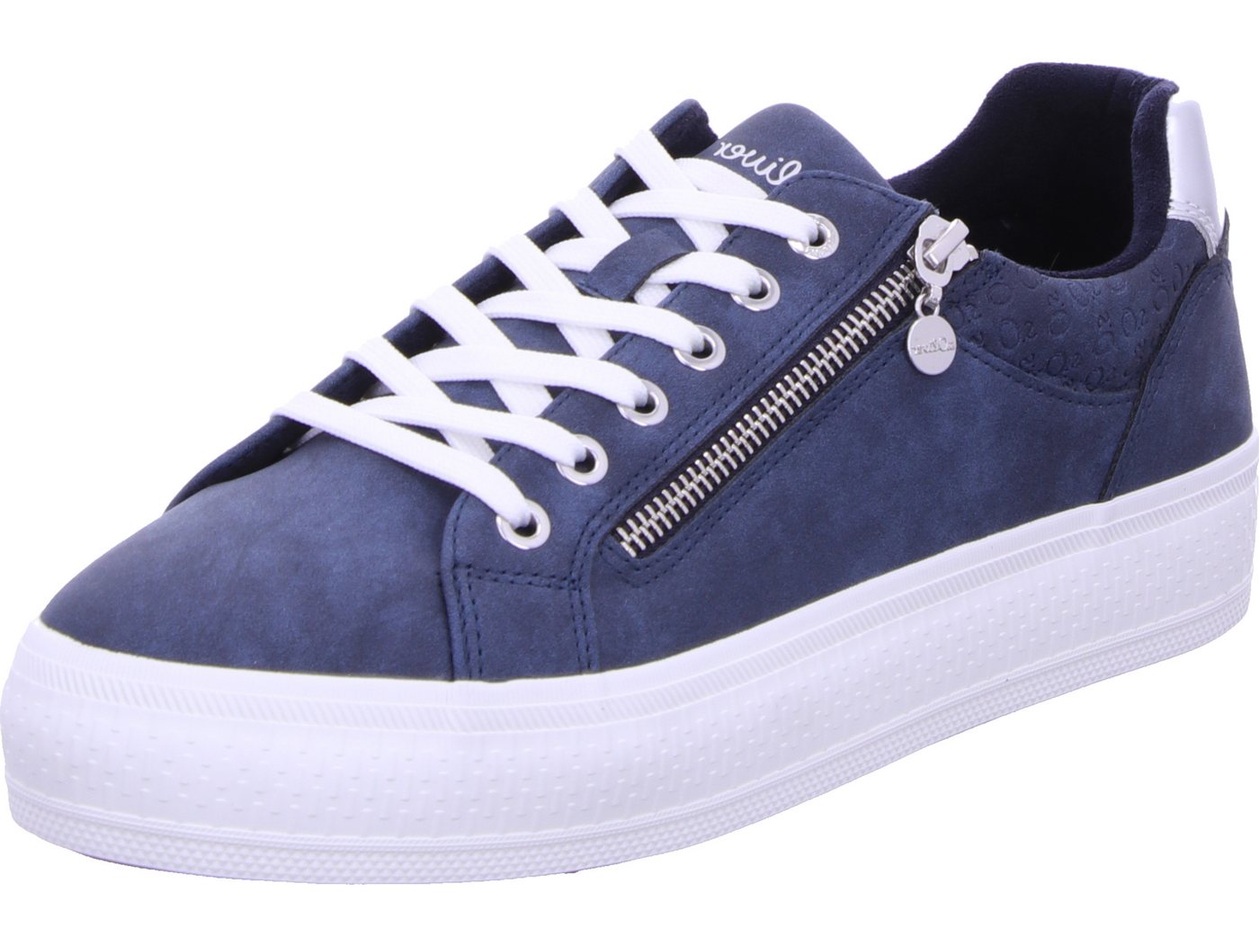 s.Oliver Schnürschuh 100% vegan (blau)