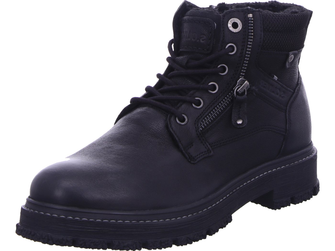 s.Oliver Schnürstiefel echtes Leder