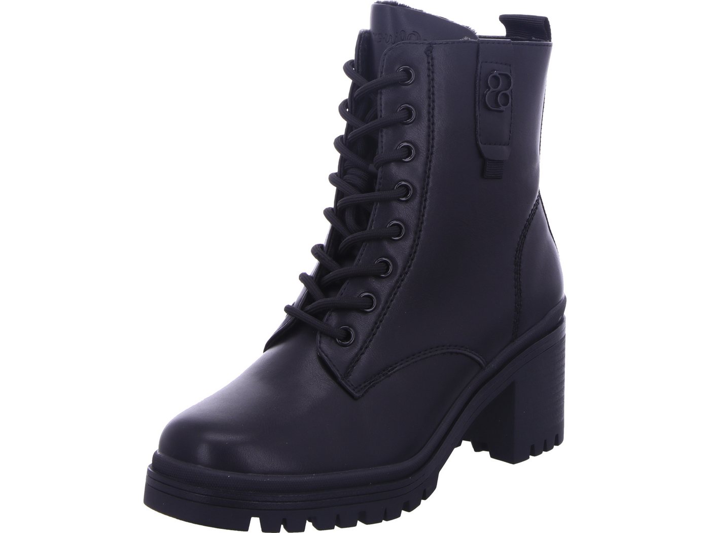 s.Oliver Schnürstiefelette 100% vegan (schwarz)