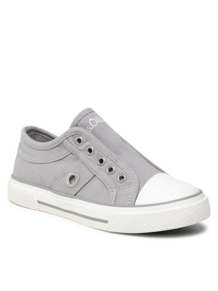 s.Oliver Sneakers aus Stoff 5-44200-28 Soft Blue 804 Sneaker