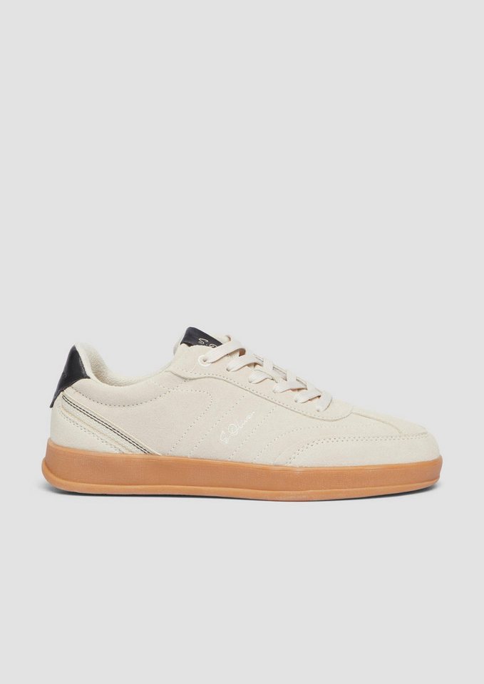 s.Oliver Sneakers Sneaker Leder-Sneaker mit Schnürung