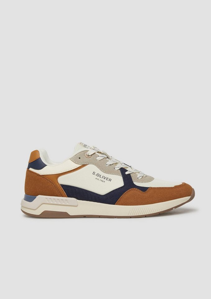 s.Oliver Sneakers Sneaker Multicolor-Sneaker in Leder-Optik (87D3_zimt)