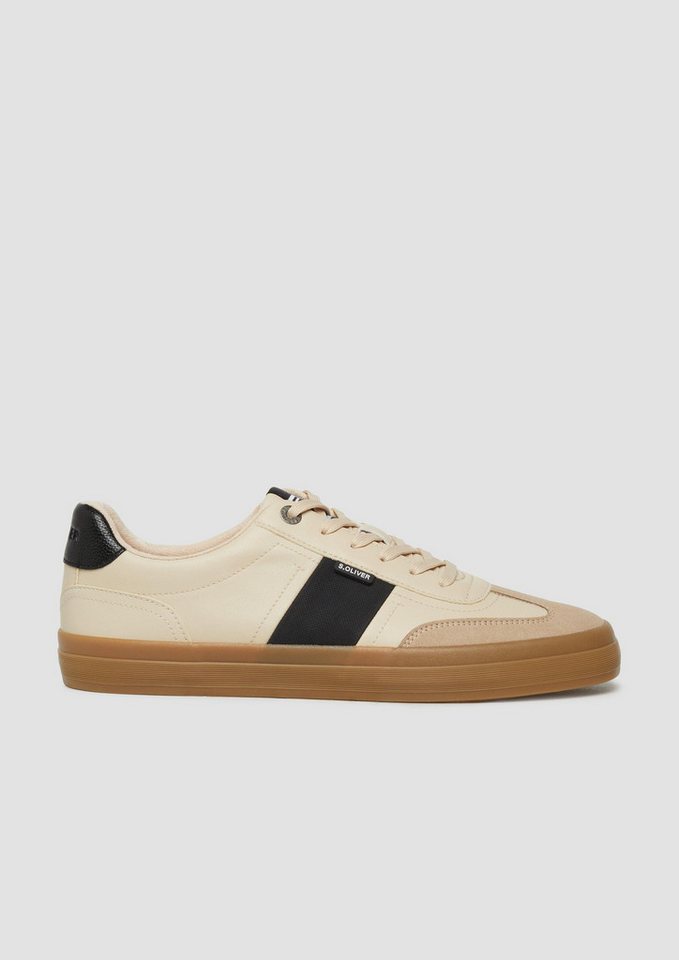 s.Oliver Sneakers Sneaker Multicolor-Sneaker mit Streifen-Detail