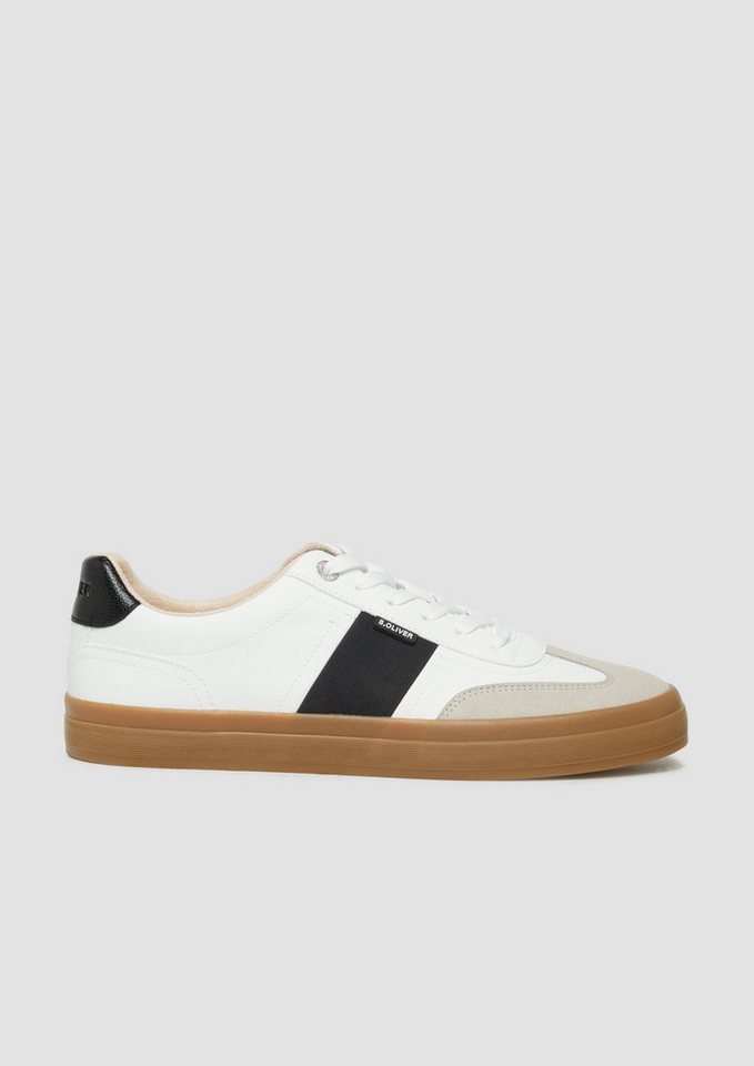 s.Oliver Sneakers Sneaker Multicolor-Sneaker mit Streifen-Detail