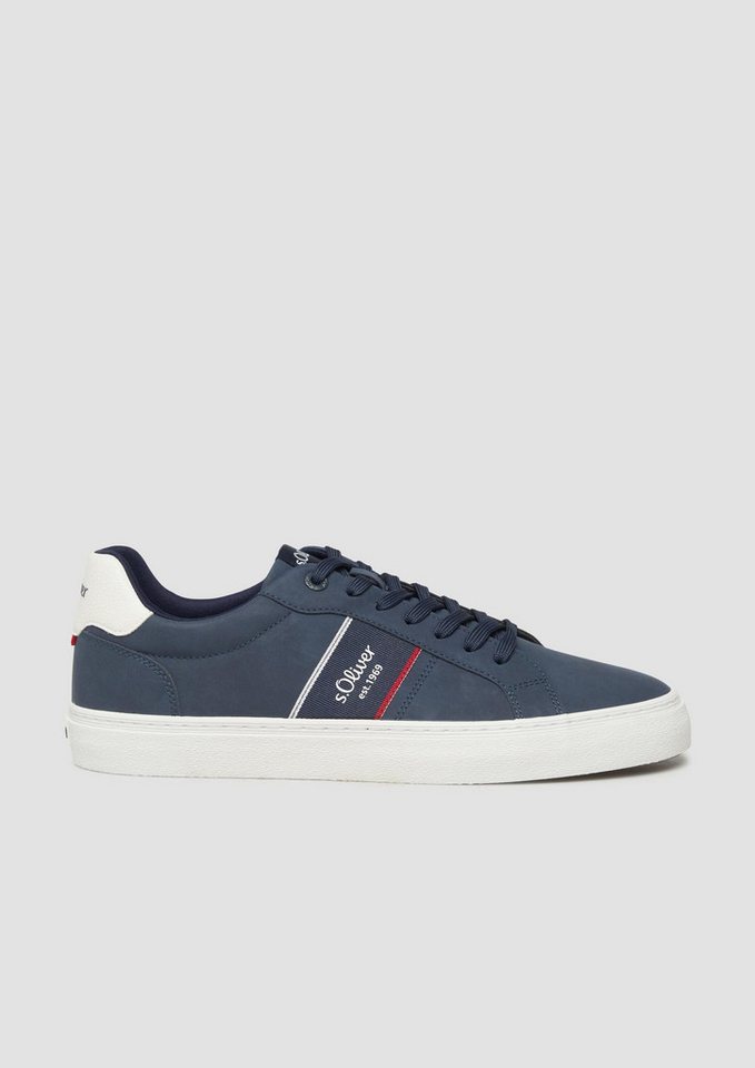 s.Oliver Sneakers Sneaker Sneaker in Leder-Optik (blau)
