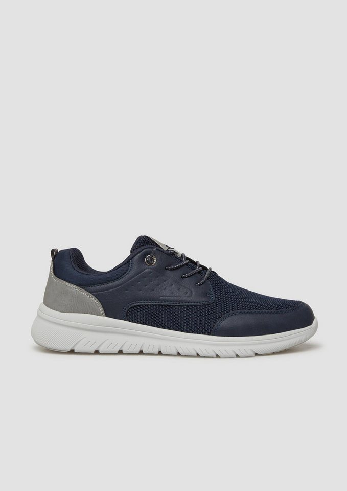 s.Oliver Sneakers Sneaker Sneaker in Leder-Optik (blau)
