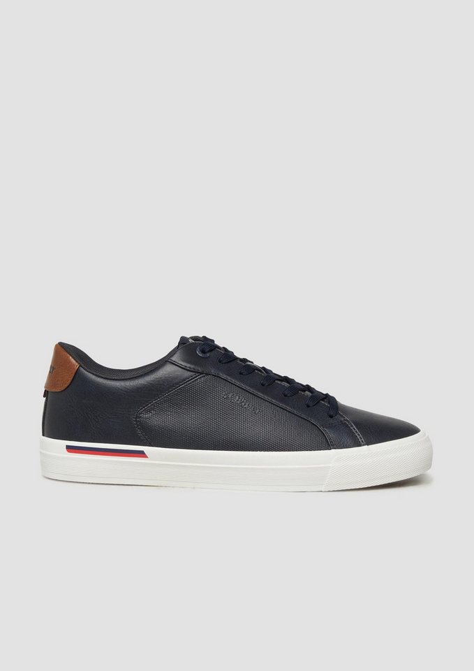 s.Oliver Sneakers Sneaker Sneaker in Leder-Optik (blau)