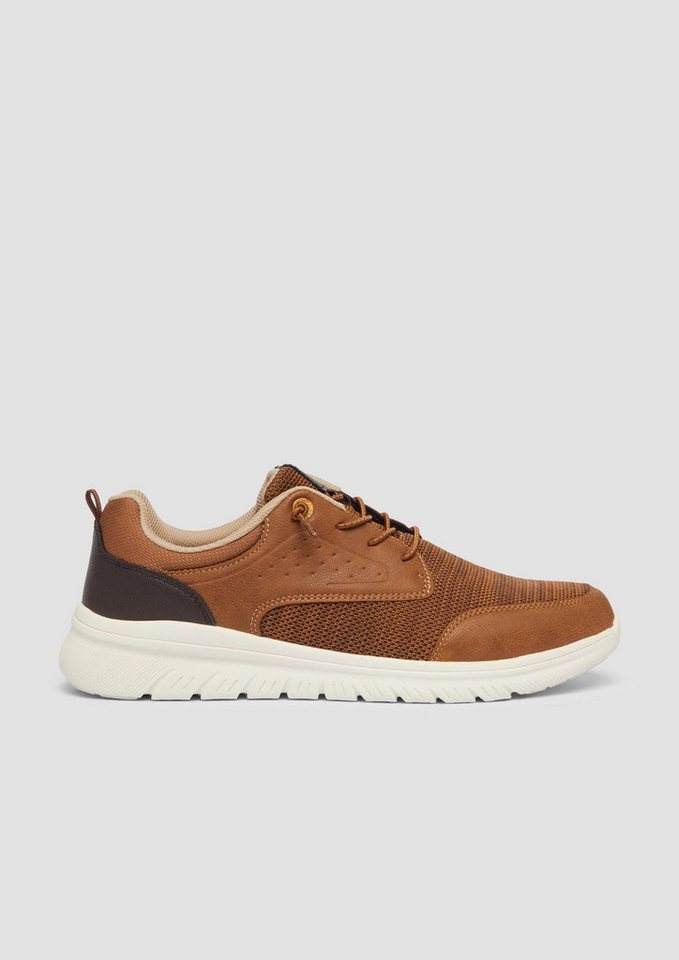 s.Oliver Sneakers Sneaker Sneaker in Leder-Optik (braun)