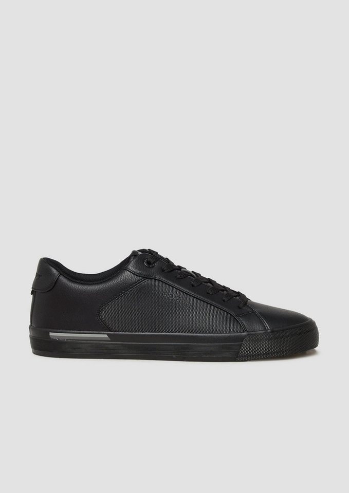 s.Oliver Sneakers Sneaker Sneaker in Leder-Optik (schwarz)