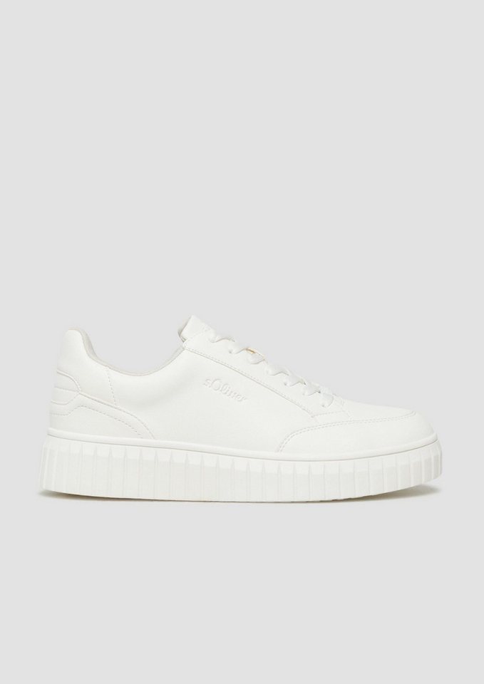 s.Oliver Sneakers Sneaker Sneaker mit Plateau-Sohle (weiß)