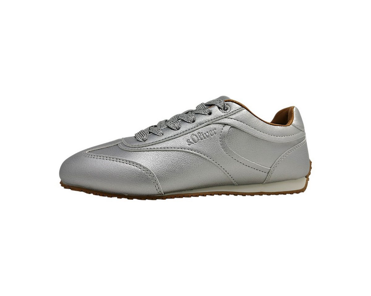 s.Oliver sportlicher Schnürer Schnürschuh (silber)